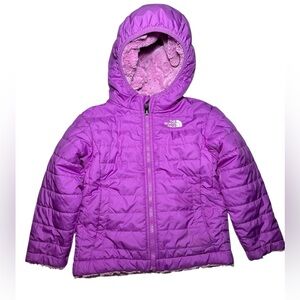 The North Face Mossbud Swirl Reversible Hooded  Pink 3T